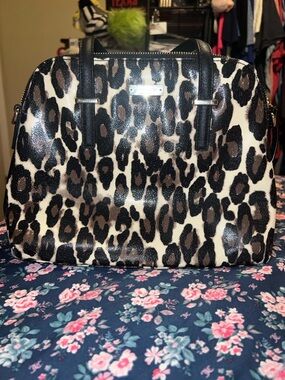 Kate spade cheetah print satchel bag